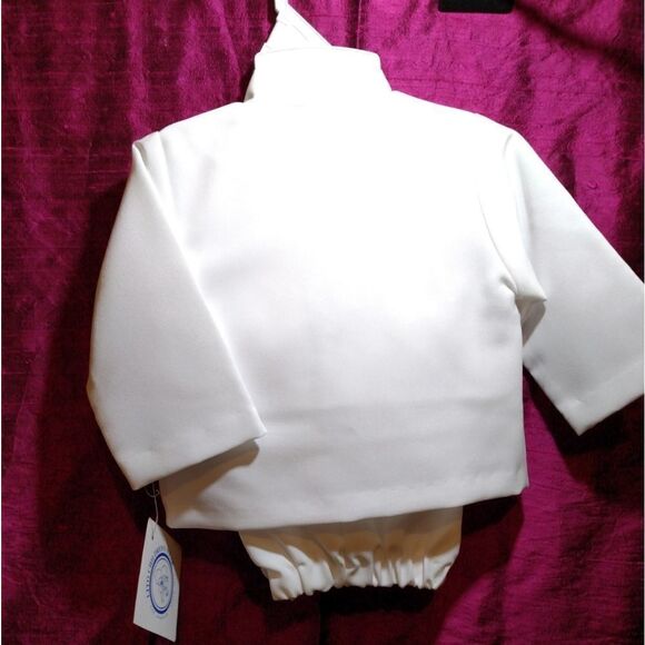 Vintage never wore child's 3 piece suit white - Picture 3 of 12